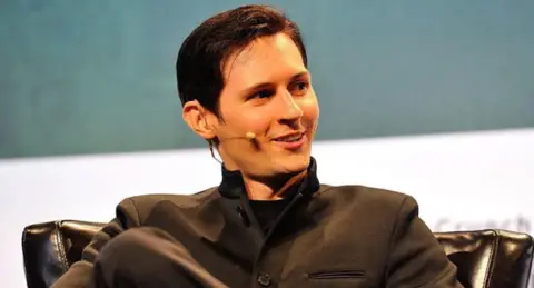 Getty Images Pavel Durov speaking