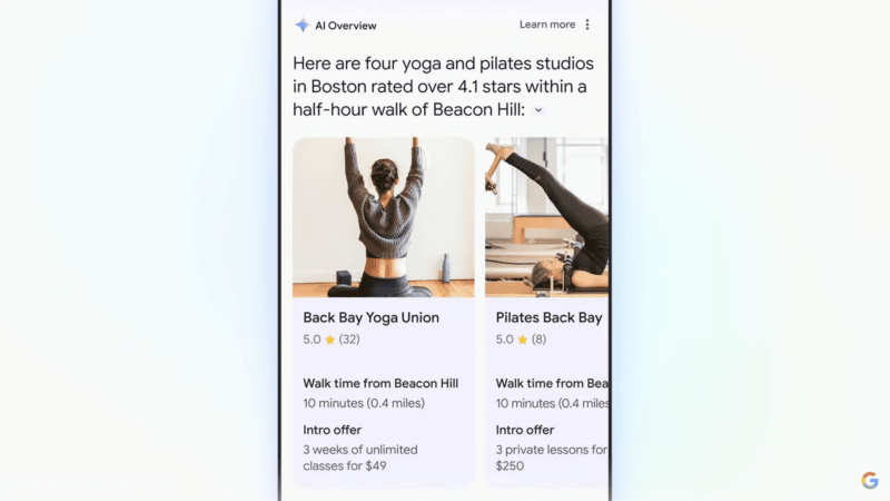Search for the best pilates studioes in Boston