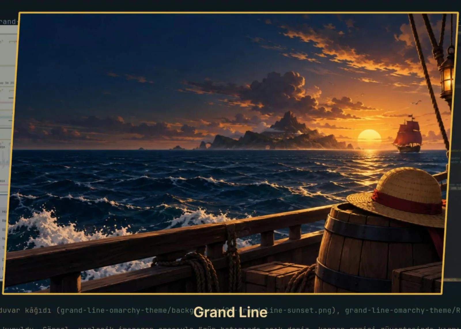 Codex'in yazdığı One Piece teması: Grand Line.