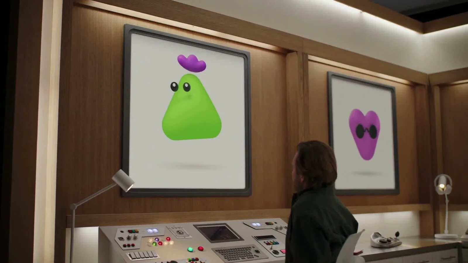 OpenAI'ın tanıtım filminden dots avatarları.