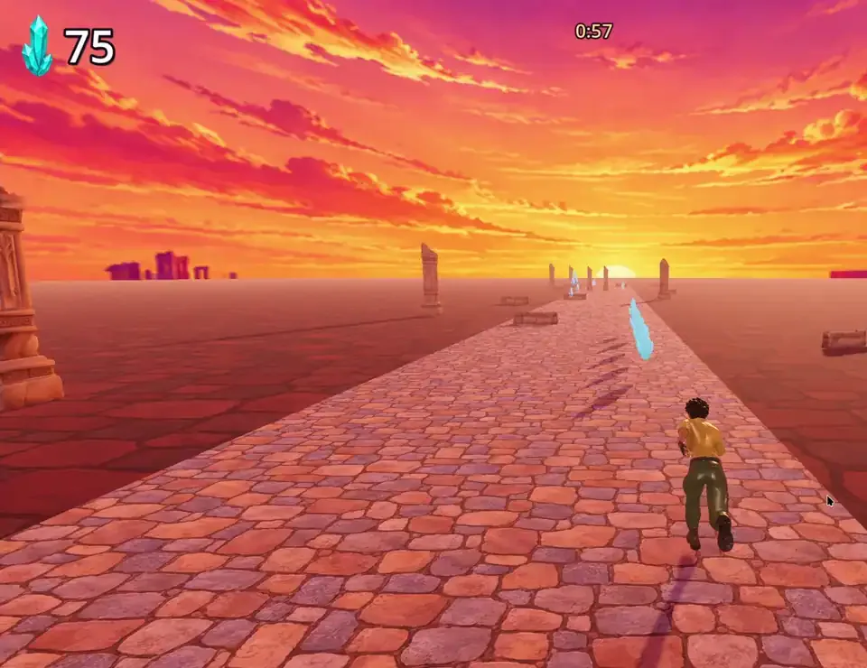 Sonsuz koşu, Godot'un test penceresinde.